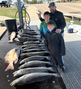 Sunrise casts and big bites on the Galveston coast. League City fishing never disappoints!