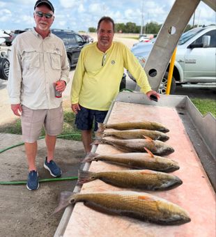 Galveston Bay redfish catch