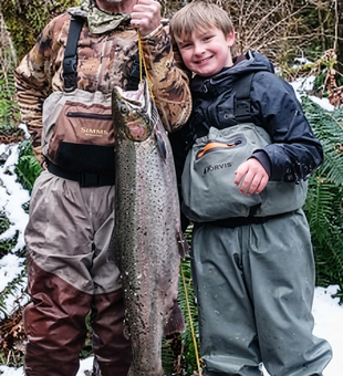 Beautiful rainbow trout from Humptulips waters!
