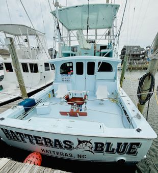 Hatteras Blue ready for offshore fishing adventures in Hatteras.