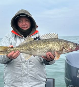 Erie allure: Fishing at dawn.
