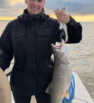 Beautiful Peru NY lake trout makes the trip worthwhile!