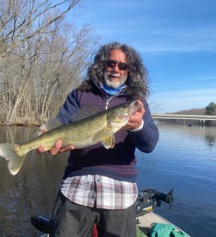 Caught Walleye in Peshtigo River
