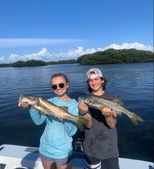 Valentines date Manatee River fishing charters