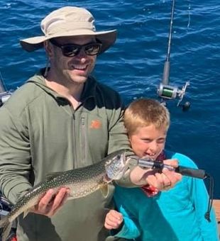 Chinook Salmon at Grand Traverse Bay