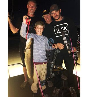 Night Bowfishing Trip in Vermont