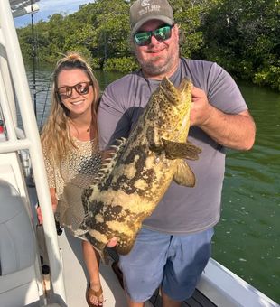 Decent Grouper Catch! - Galveston, TX.