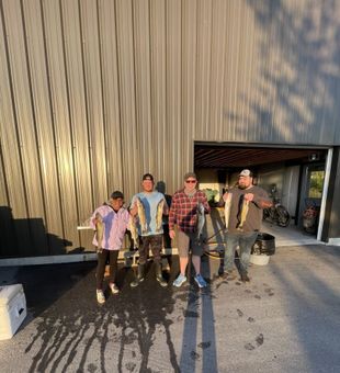 Walleye crew – happy and successful.