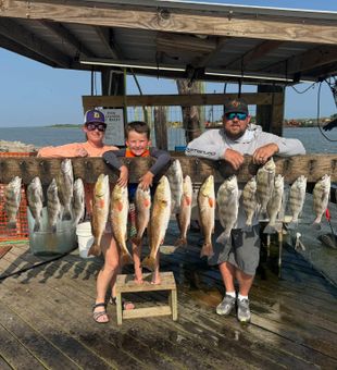 Perfect day for fishing redfish and drum!
