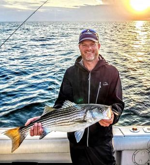 Best day fishing for Striped Bass!