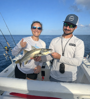 Port Salerno snook fishing success on the water!