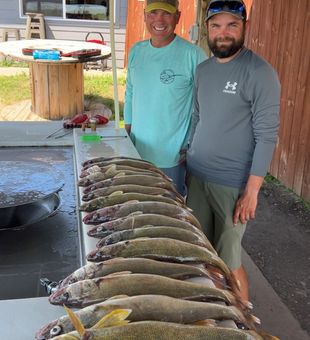 Smiles and sunshine on a Lake Sakakawea fishing trip