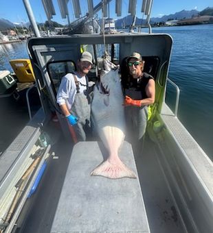 Catching Halibut in Oregon rivers