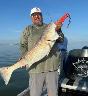 Nice Corpus Christi redfish brought to the boat!