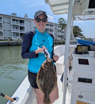 Nice Chincoteague summer flounder from today's fishing tour!