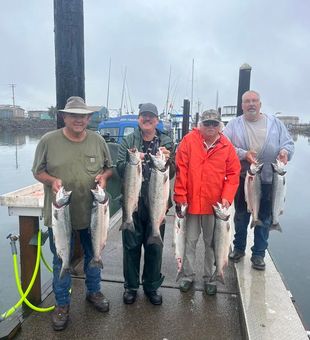 Out for Salmon Fishing in Oregon 