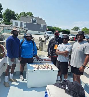 Explore Baltimore's inshore waters and enjoy a day of fishing for striped bass, perch, and more in the Chesapeake Bay.
