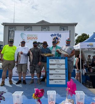Baltimore striped bass and catfish tournament champions!