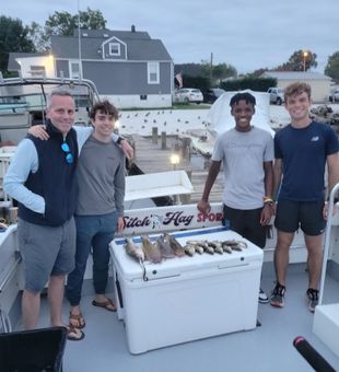 Early morning lines in Baltimore waters