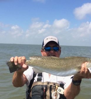 Expert Wading Fishing Action