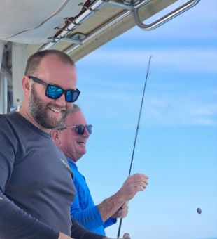Lines in the water at Madeira Beach.
