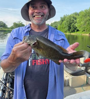 Nice Dayton smallmouth bass making the day!