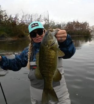 Feisty smallmouth made the day!