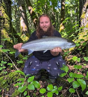 Beautiful Brethren MI coho salmon from today's trip!