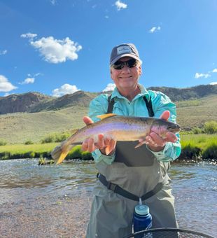 Beautiful trout caught in Brethren MI waters!