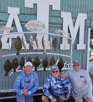 Epic flounder and redfish haul on Texas inshore fishing charter
