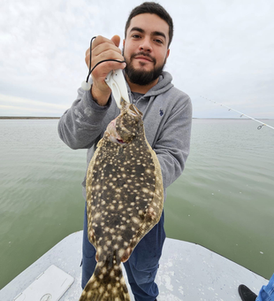 Last Cast and we caught this Flounder