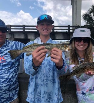 Double speckled trout success in Panama City Beach!