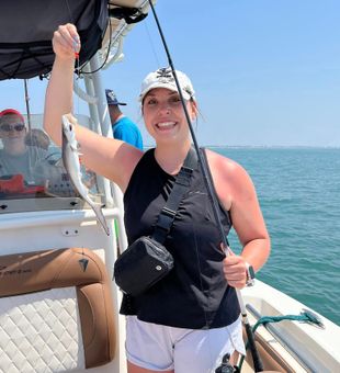 Burned but at least I got a Spanish Mackerel. 