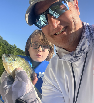Hooked a tasty bluegill while exploring the best fishing spots in Harned, KY!