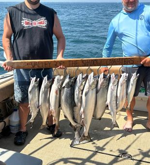 So much fish to clean and cook for dinner