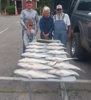 Lake Murray Fishing Charter Striped Bass Catch!