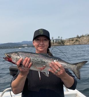 Fishing in Sooke BC Salmon Trophy!