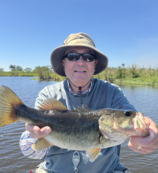 Caught a big one on this beautiful day by the lake!