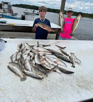 Experience the best of Louisiana inshore fishing, where redfish, speckled trout, and flounder keep every trip act