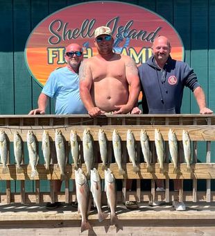 Inshore action was on fire today in St. Marks.