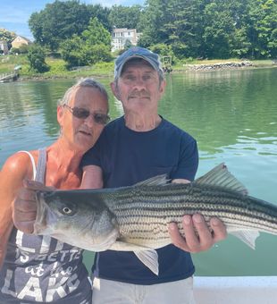 Early Morning Striper Hookup