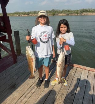 Double redfish success in Arroyo City TX!
