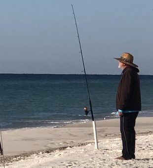 Peaceful Gulf Coast morning waiting on a pompano bite.