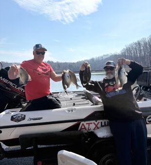 Great crappie action in Cumming GA today!
