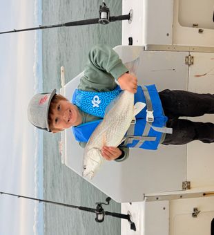 Nice Ocracoke redfish brought to the boat!
