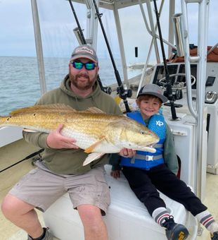 Beautiful Ocracoke redfish makes for an unforgettable catch!