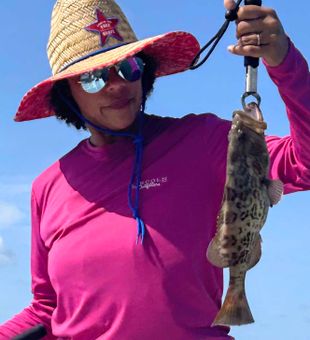 Crystal River gag grouper making the day complete!