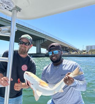 Orange Beach inshore fishing charter – catch trophy fish close to shore.