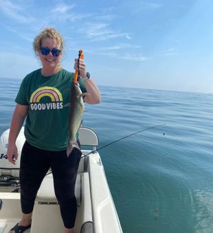 Morning catch on Lake Erie’s shore