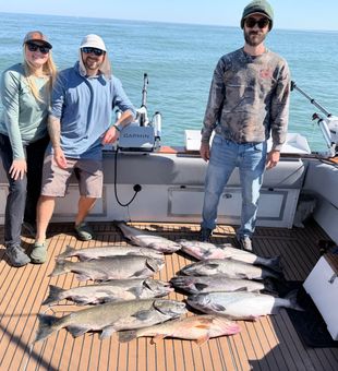 Amazing Chinook salmon haul from Sodus Point waters!